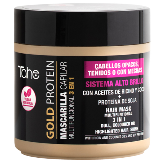 Багатопрофільна маска для фарбованого волосся Тае голд протеїн 400 мл